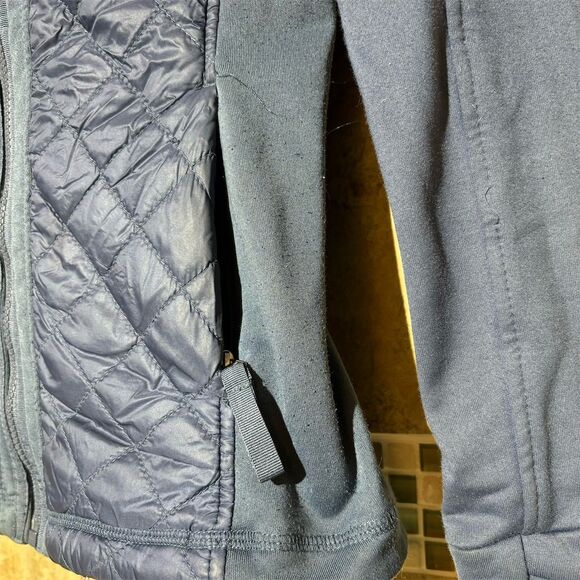 Athleta Rock Springs Quilted Jacket Women’s XXS Blue Hooded Full-Zip - Picture 5 of 7